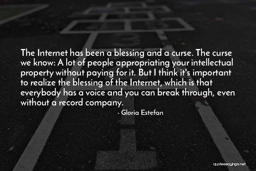 It's A Blessing And A Curse Quotes By Gloria Estefan It's A Blessing And A Curse Quotes By Gloria Estefan