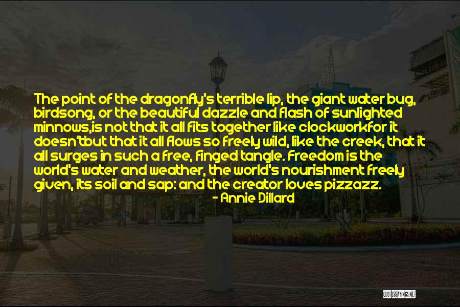 It's A Free World Quotes By Annie Dillard It's A Free World Quotes By Annie Dillard