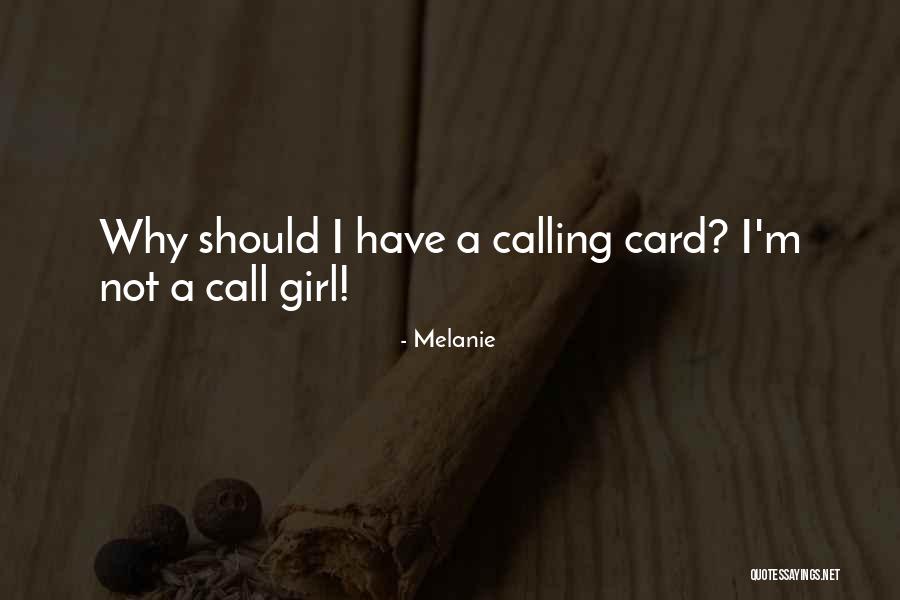 It's A Girl Card Quotes By Melanie