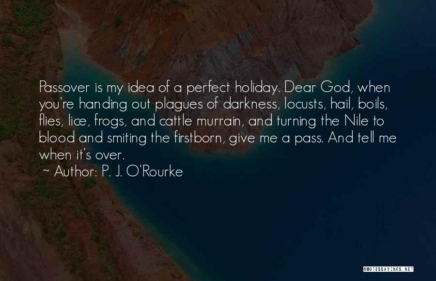 It's A Holiday Quotes By P. J. O'Rourke