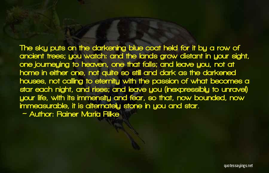 Its A Life Quotes By Rainer Maria Rilke