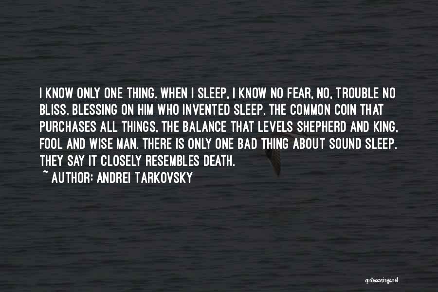 It's All About Balance Quotes By Andrei Tarkovsky