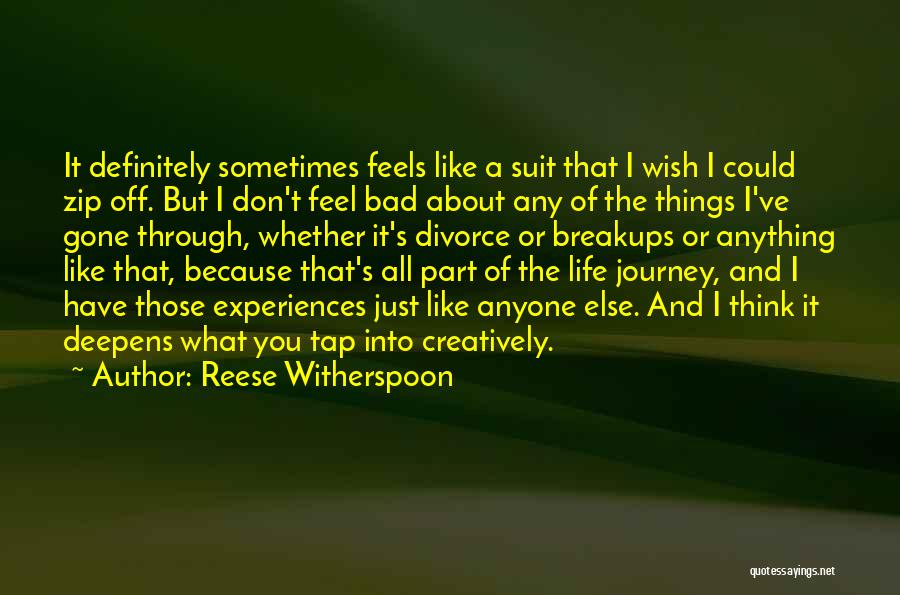 It's All About The Journey Quotes By Reese Witherspoon