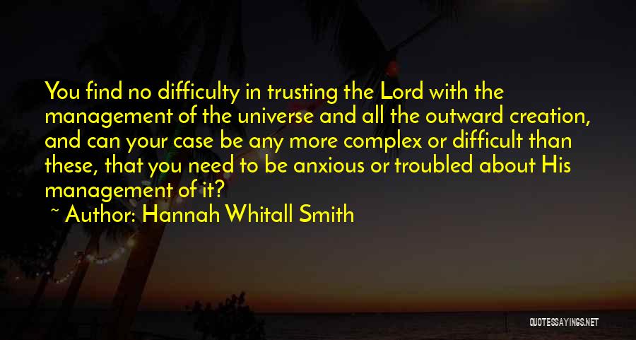 It's All About You Lord Quotes By Hannah Whitall Smith