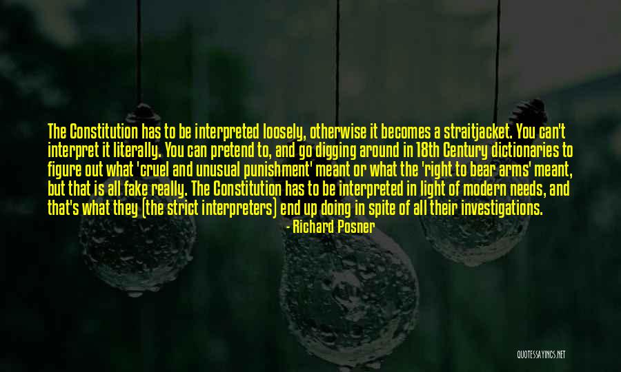 It's All Fake Quotes By Richard Posner