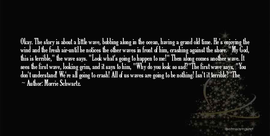 It's All Going To Be Okay Quotes By Morrie Schwartz.