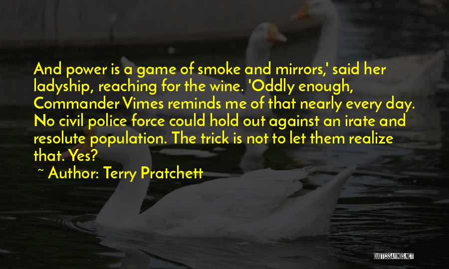 Its All Smoke And Mirrors Quotes By Terry Pratchett