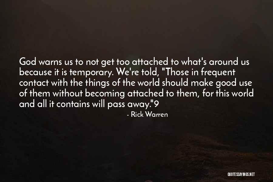 It's All Temporary Quotes By Rick Warren