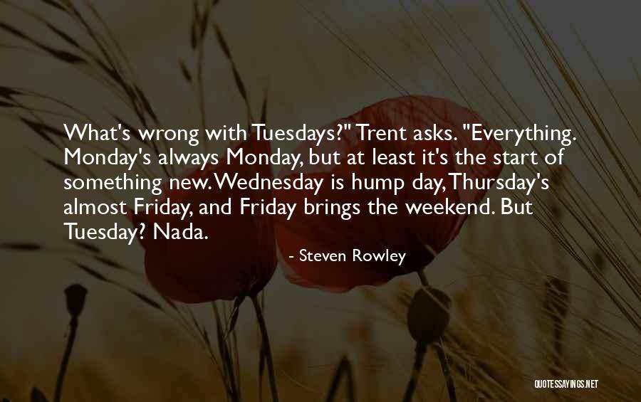 It's Almost The Weekend Quotes By Steven Rowley