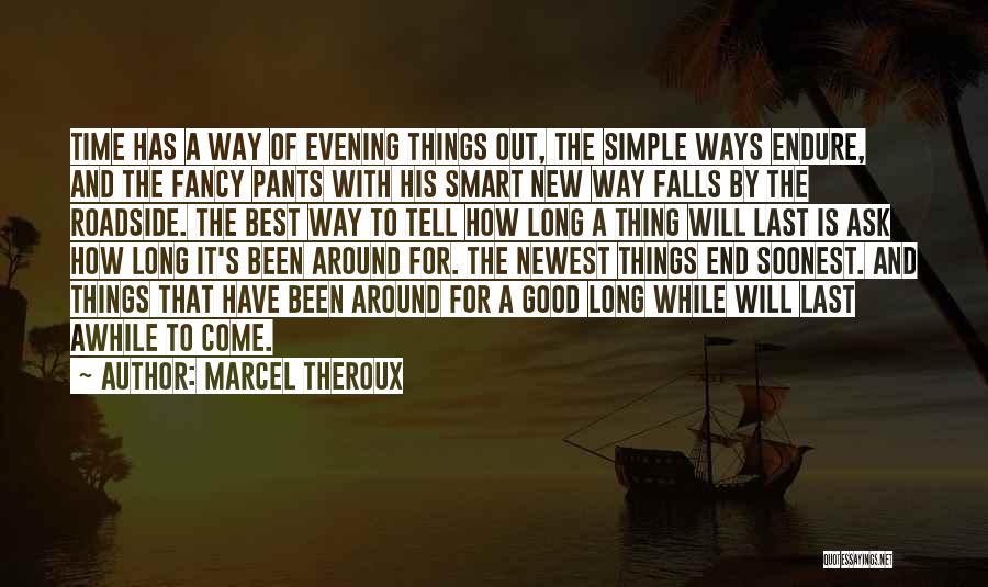 It's Been Awhile Since Quotes By Marcel Theroux
