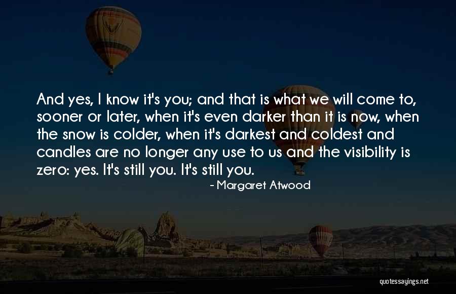 It's Colder Than Quotes By Margaret Atwood