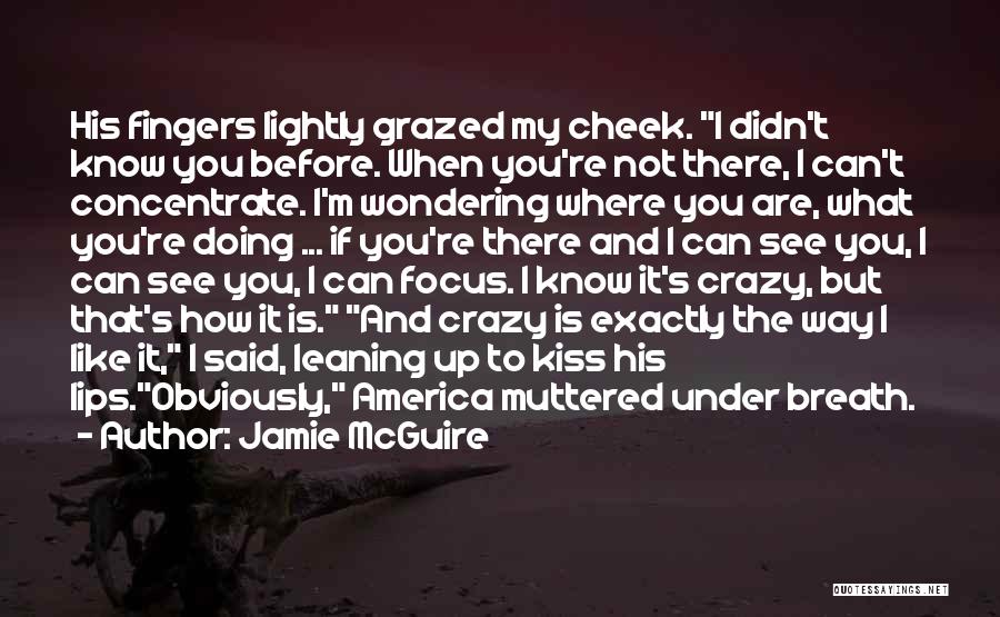 It's Crazy How Quotes By Jamie McGuire