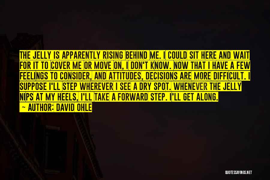 It's Difficult To Move On Quotes By David Ohle