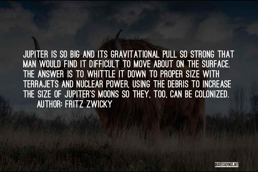 It's Difficult To Move On Quotes By Fritz Zwicky