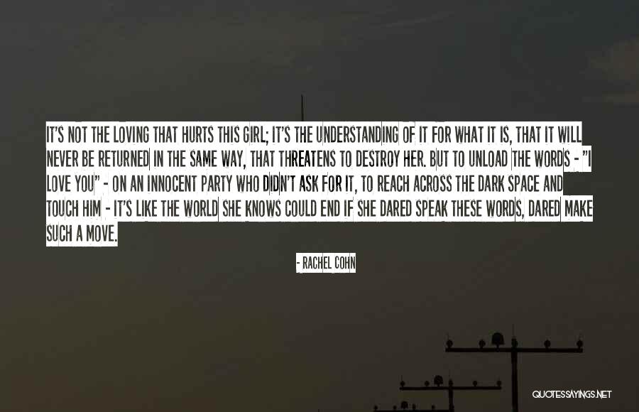 It's Friendship Not Love Quotes By Rachel Cohn It's Friendship Not Love Quotes By Rachel Cohn