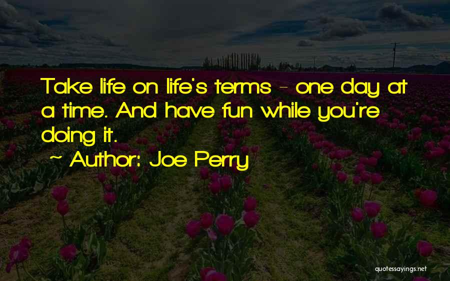 It's Fun Time Quotes By Joe Perry