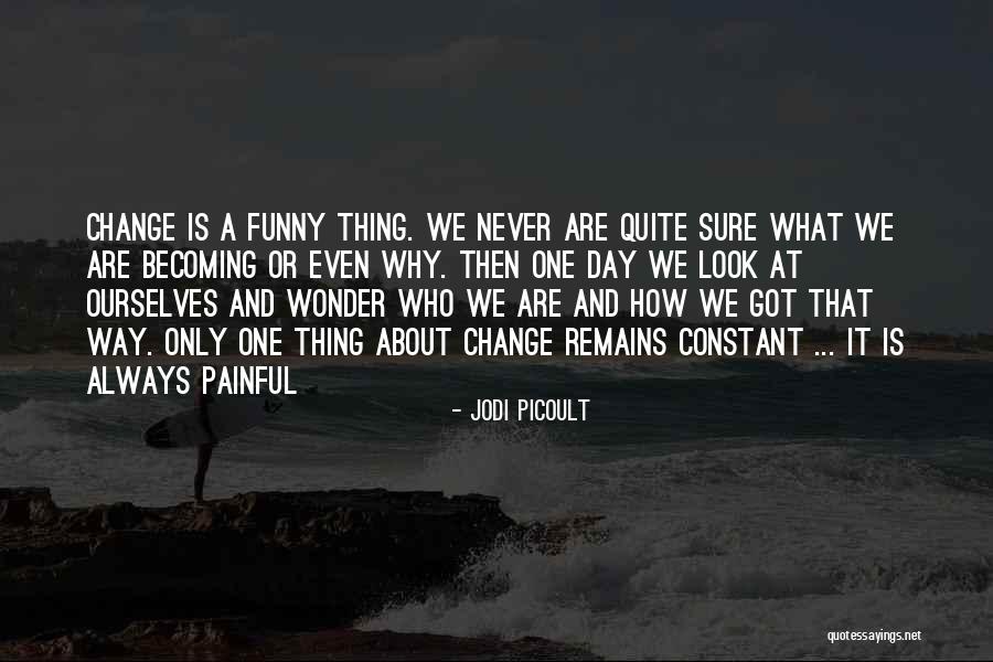 It's Funny How Things Change Quotes By Jodi Picoult