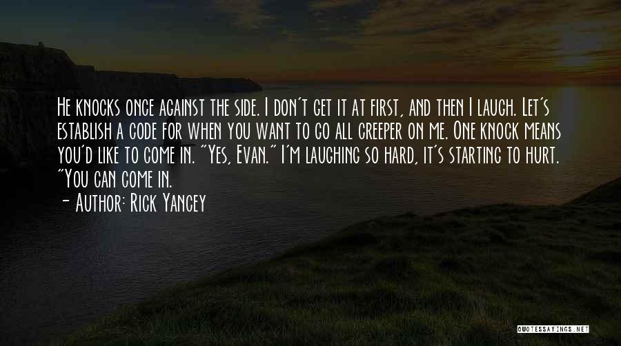 It's Hard To Let Go Quotes By Rick Yancey