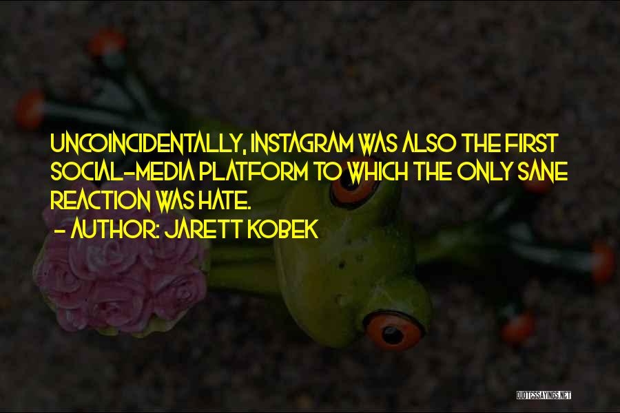 It's Just Instagram Quotes By Jarett Kobek