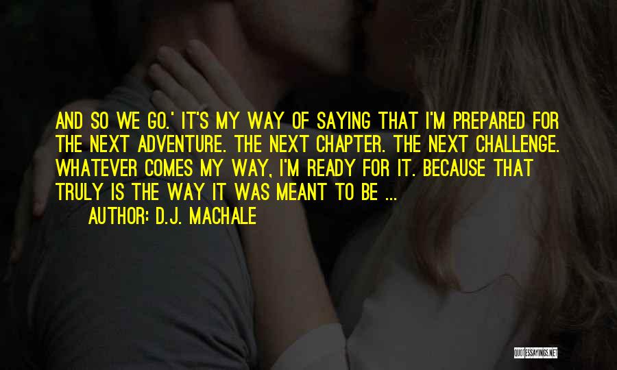 It's Meant To Be Quotes By D.J. MacHale
