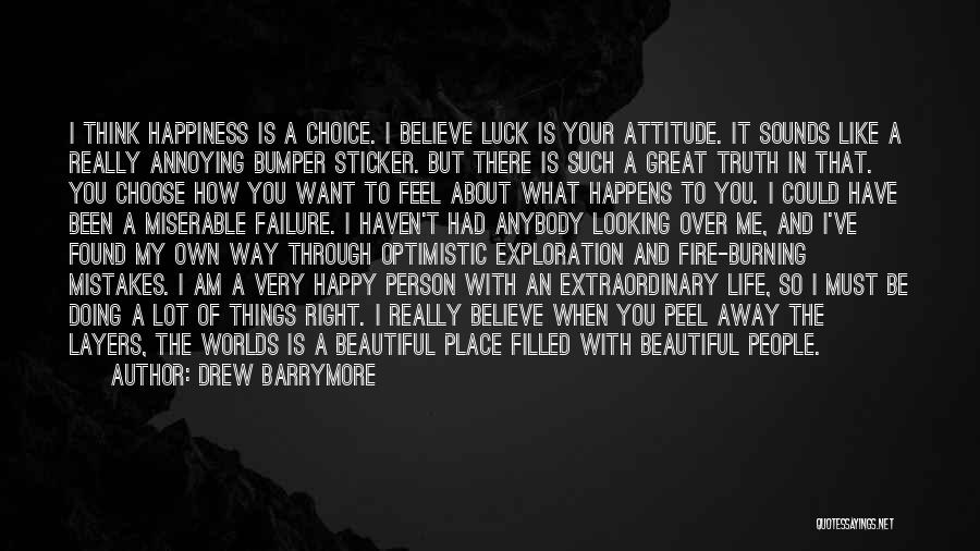 It's My Own Attitude Quotes By Drew Barrymore