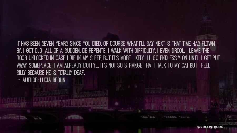 It's My Time To Leave Quotes By Lucia Berlin