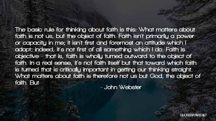 It's Not About Me It's About God Quotes By John Webster