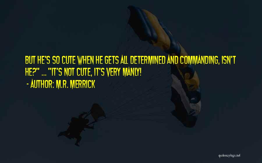 It's Not Cute When Quotes By M.R. Merrick