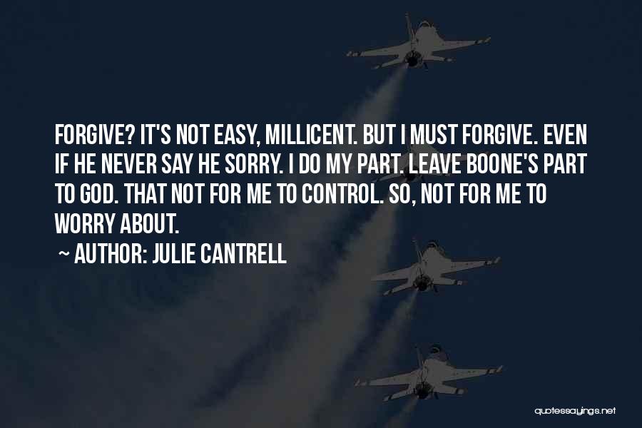 It's Not Easy To Forgive Quotes By Julie Cantrell