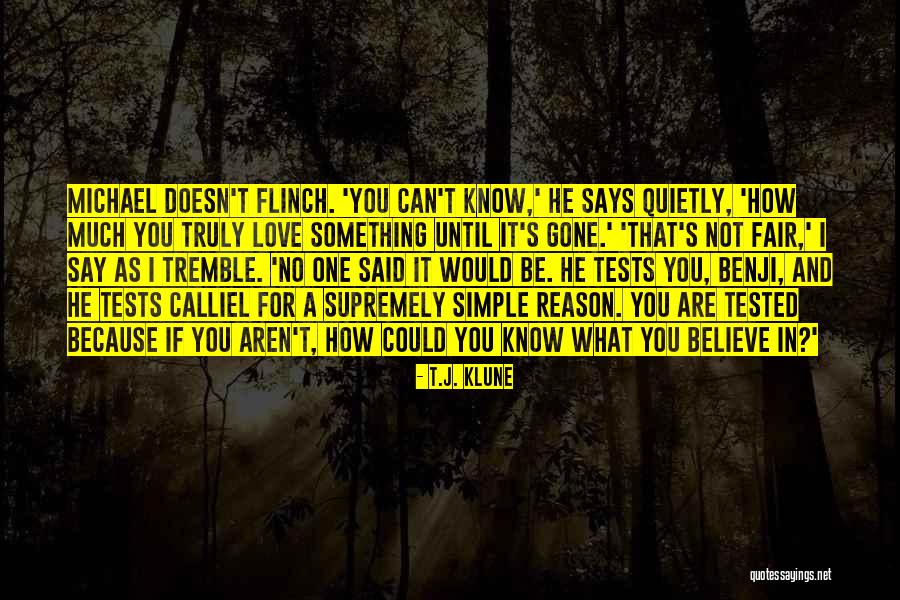 It's Not Fair Love Quotes By T.J. Klune It's Not Fair Love Quotes By T.J. Klune