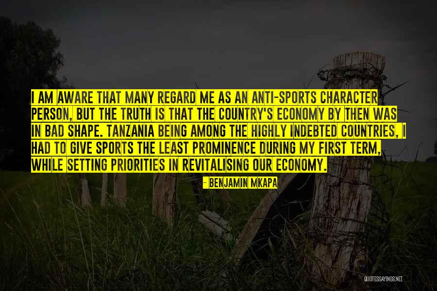 It's Not Over Sports Quotes By Benjamin Mkapa