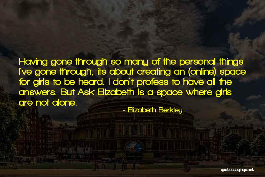 Its Not Personal Quotes By Elizabeth Berkley
