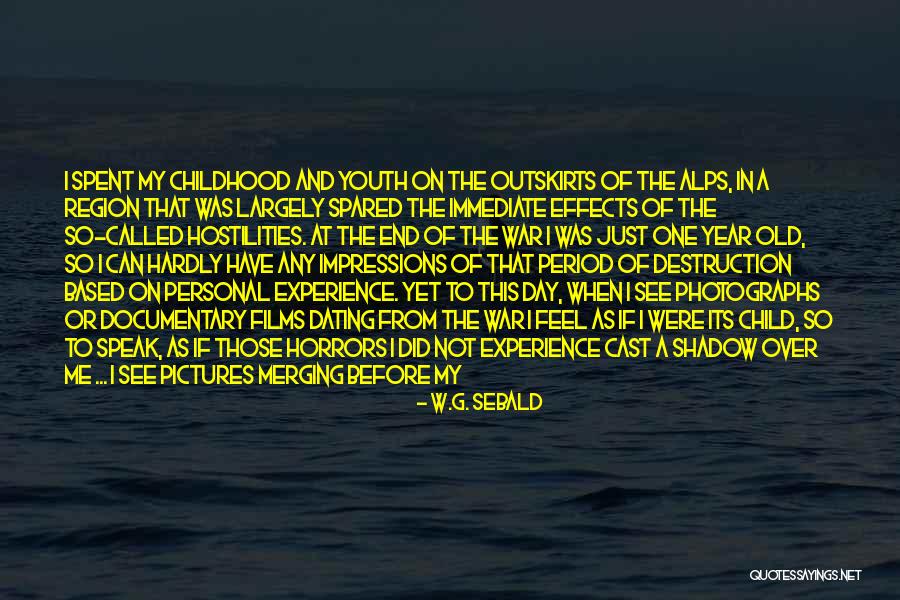 Its Not Personal Quotes By W.G. Sebald
