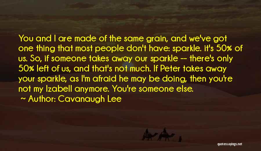It's Not The Same Anymore Quotes By Cavanaugh Lee