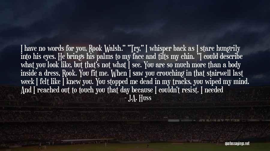 It's Not What You Look Like Quotes By J.A. Huss It's Not What You Look Like Quotes By J.A. Huss