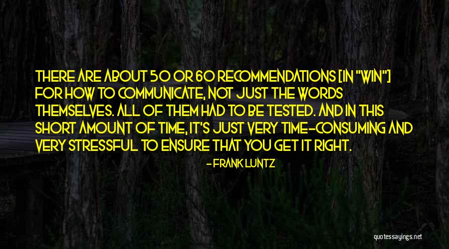 It's Not Winning Quotes By Frank Luntz