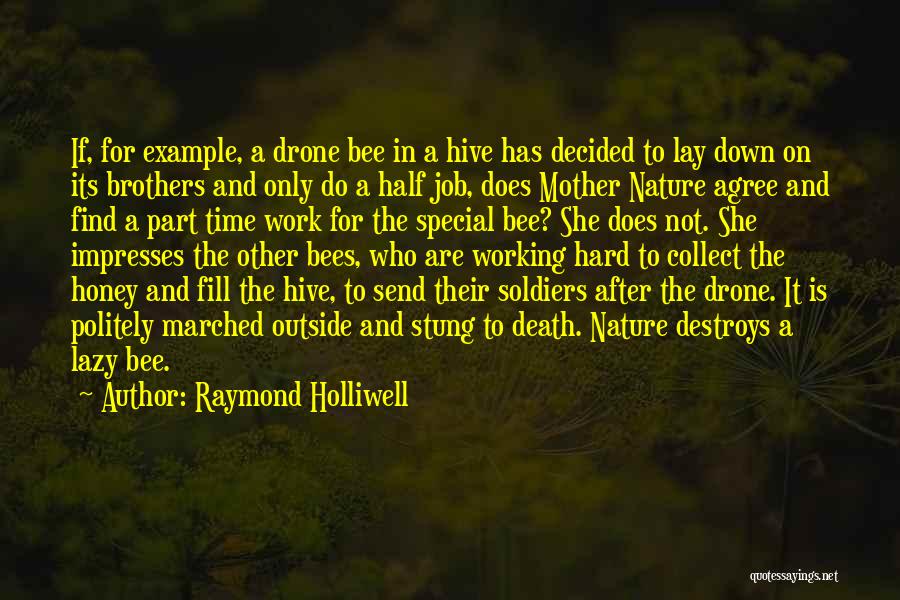 Its Not Working Quotes By Raymond Holliwell