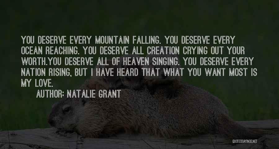 It's Not Worth Crying Over Quotes By Natalie Grant