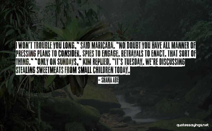 It's Only Tuesday Quotes By Shana Abe It's Only Tuesday Quotes By Shana Abe