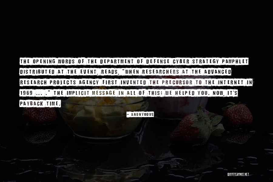 It's Payback Time Quotes By Anonymous It's Payback Time Quotes By Anonymous