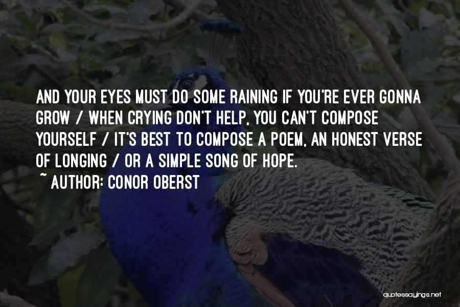 It's Raining Quotes By Conor Oberst