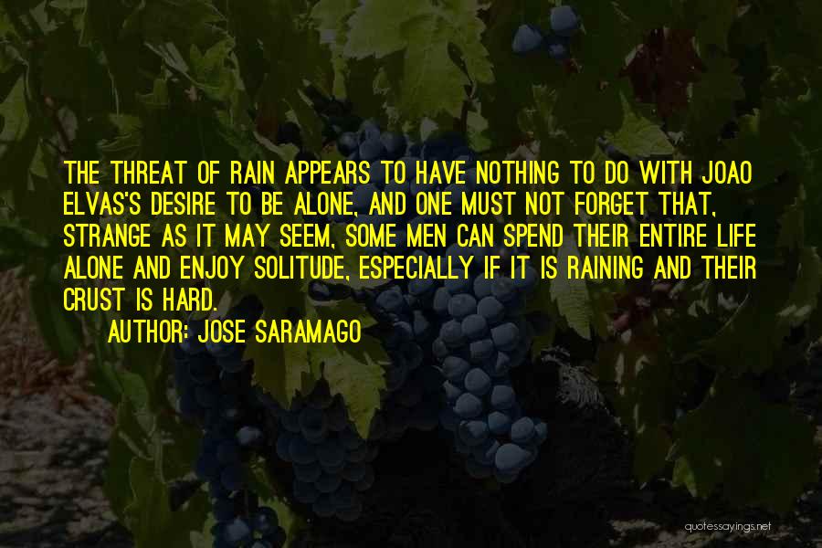 It's Raining So Hard Quotes By Jose Saramago