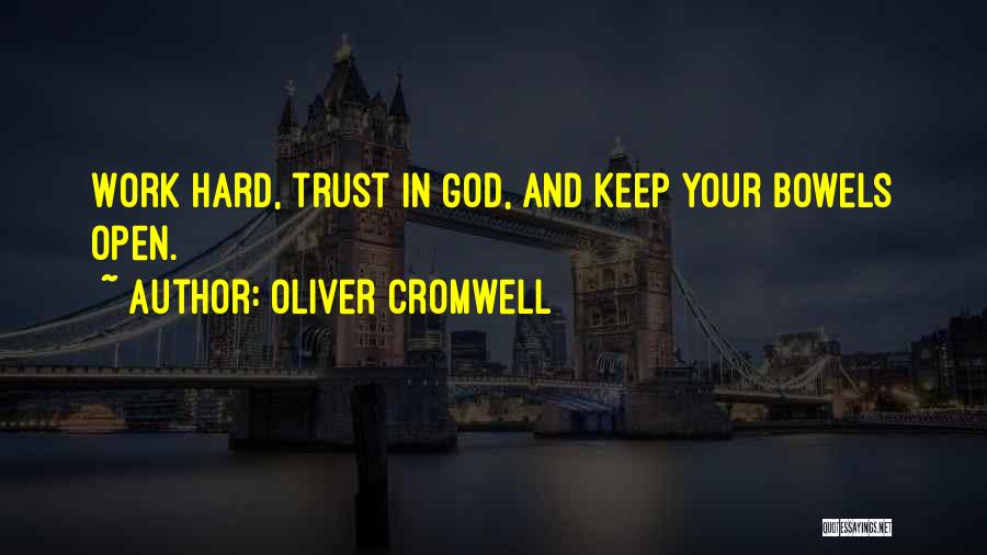 It's Really Hard To Trust Someone Quotes By Oliver Cromwell