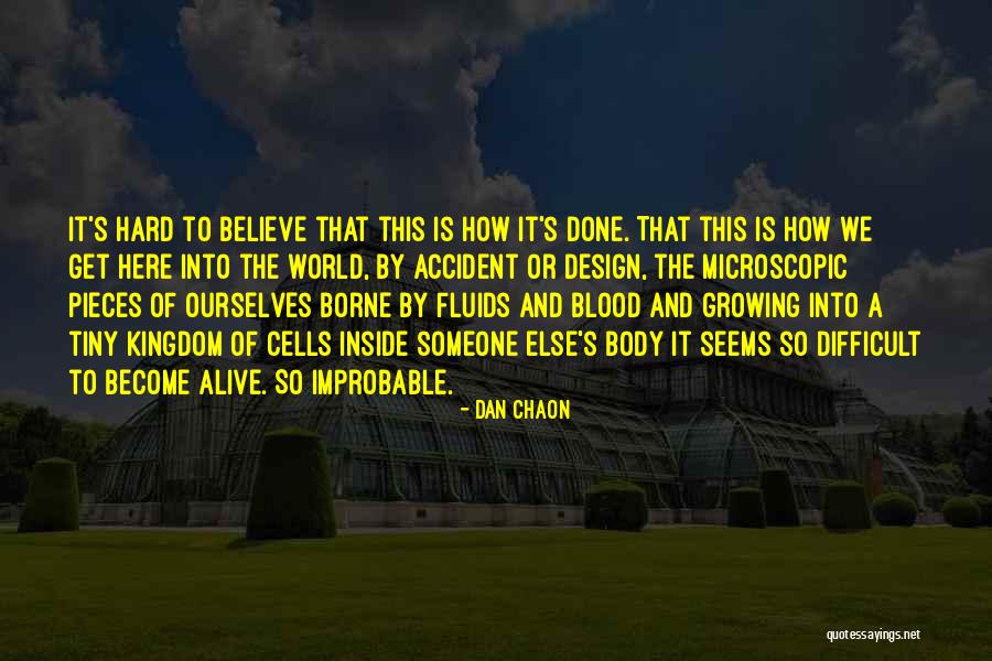 It's So Hard To Believe Quotes By Dan Chaon It's So Hard To Believe Quotes By Dan Chaon
