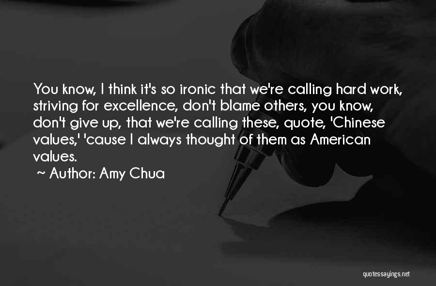 It's So Ironic Quotes By Amy Chua