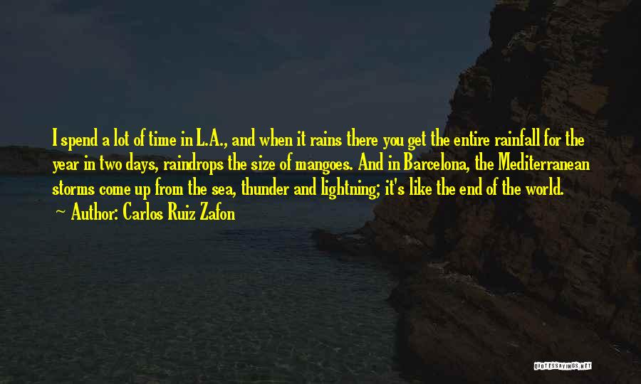 It's The End Of The Year Quotes By Carlos Ruiz Zafon