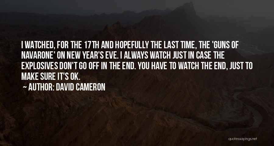 It's The End Of The Year Quotes By David Cameron