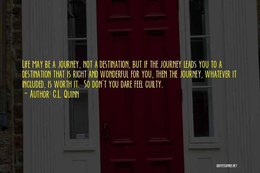 It's The Journey Not The Destination Quotes By C.L. Quinn