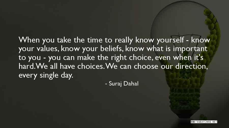 It's The Right Time Quotes By Suraj Dahal