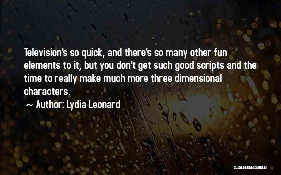 It's Time Quotes By Lydia Leonard